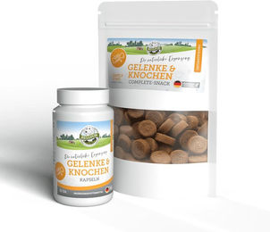 Bellfor Gelenke und Knochen Sparset für Hunde mit Kapseln und Complete-Snack 210 g – Bild 1 von 13