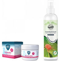 Produktbild von Bellfor Grasmilben Schutz-Set für Hunde mit Anti-Grasmilben Spray 250 ml und Wundsalbe