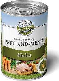 Bellfor Hundefutter Nass Starter-Paket für erwachsene Hunde mit Huhn und Lamm Getreidefrei 4x 400g - 4 x 400 g – Bild 1 von 9