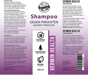 Bellfor Hundeshampoo Vermin Health gegen Flöhe, Milben und Zecken 250 ml - 250 ml – Bild 1 von 7