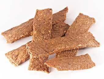 Bellfor Hundesnack Trockenfleisch Fleischstreifen Kaninchen getreidefrei 100g - 100 g – Bild 1 von 4