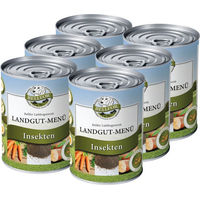 Produktbild von Bellfor Landgut-Menü Hypoallergenes Getreidefreies Nassfutter für Hunde mit Insekten 6 x 800 g - 6 x 800 g