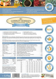 Bellfor Landgut-Schmaus Junior Getreidefreies Trockenfutter für Welpen mit Insektenprotein Hypoallergen 2,5 kg - 2,5 kg – Bild 1 von 6