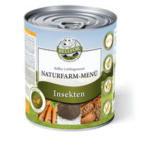 Produktbild von Bellfor Naturfarm-Menü Hypoallergenes Hundefutter Nass mit Insekten Getreidefrei 800g - 800 g