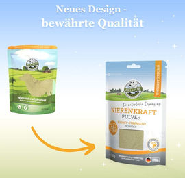 Bellfor Nierenkraft Nahrungsergänzung für Hunde Pulver 250g - 250 g – Bild 1 von 3