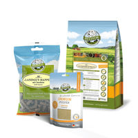 Produktbild von Bellfor Sparset für mittelgroße Hunde mit Leishmaniose Naturfarm-Schmaus 2,5 kg Landgut-Happen 200 g und Immun Pulver 250 g getreidefrei und hypoallergen