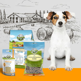 Bellfor Welpenfutter Set für kleine Rassen Freiland-Schmaus Junior mit Huhn getreidefrei 2,5 kg Trockenfutter, 200g Soft-Snacks und 50g Immun Pulver - 2,75 kg – Bild 1 von 4