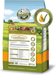 Bellfor Wildsee-Schmaus Getreidefreies Hundetrockenfutter mit Ente 4 kg - 4 kg – Bild 1 von 7