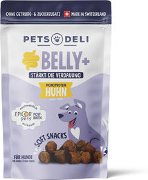Belly+ Hundesnack Soft Bites Huhn für erwachsene Hunde mit hohem Fleischanteil Sensitive Gastrointestinal 3x300g – Bild 1 von 1