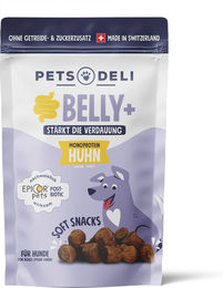 Produktbild von Belly+ Hundesnack Soft Bites Huhn mit hohem Fleischanteil für Adult Hunde 3x300g