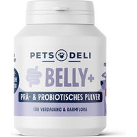 Produktbild von Belly+ Prä- und Probiotisches Pulver Nahrungsergänzung für Hunde zur Unterstützung der Magen-Darm-Verdauung 80g - 80 g