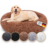 Produktbild von Belune Hundebett aus Plüsch mit waschbarem Bezug XS Braun
