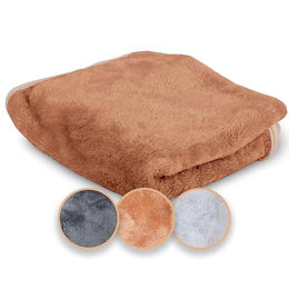 Belune Hundedecke Deluxe aus Plüsch in Braun Größe S (80x53cm) - 1 Stk. – Bild 1 von 11