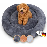 Produktbild von Belune Hundekissen Deluxe Donutkissen aus Plüsch Grau 70cm - 70 cm