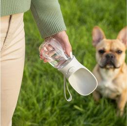 belviona Reisenapf Wassernapf für Haustiere Grau aus Kunststoff 0.35 l – Bild 1 von 5