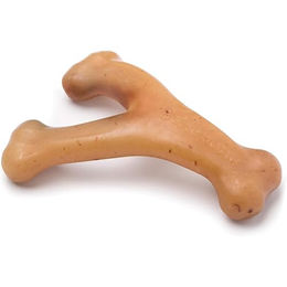 Benebone Wishbone Hundekauspielzeug mit echtem Huhn für Welpen und kleine Hunde klein - 1 Stk. – Bild 1 von 6
