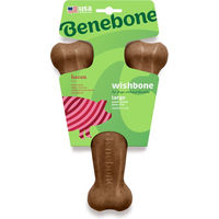 Produktbild von Benebone Wishbone Kauspielzeug für Hunde mit Speckgeschmack Größe L
