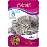 Produktbild von BENEK Katzen Nassfutter Kaninchen in Soße 100g - 100 g