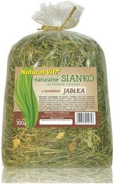 Produktbild von BENEK Natural-Vit Heu mit Apfel und getrockneten Kräutern für Kaninchen 300 g - 300 g