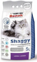 Produktbild von BENEK Shaggy Katzenstreu Lavendel für langhaarige Katzen 5 l