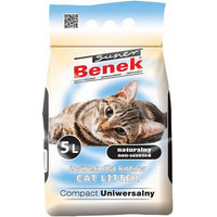 Produktbild von Benek Super Benek Katzenstreu Universal kompakt weiß und himmelblau 5 l - 5 l