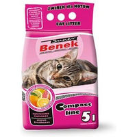 Produktbild von Benek Super Benek Kompakt Katzenstreu Zitrusfrische klumpend 10 l - 5 l