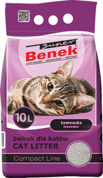 Benek Super Compact Klumpstreu Lavendel 10 l - 10 l – Bild 1 von 2