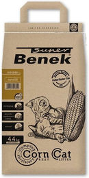 BENEK Super Corn Cat Golden Unparfümiertes Maisstreu für Katzen 7 l 4,4 kg - 4,4 kg – Bild 1 von 3