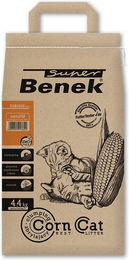 Benek Super Corn Cat Natural Unparfümiertes Maisstreu für Katzen 7 l - 7 l – Bild 1 von 5