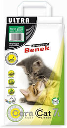 Benek Super Corn Cat Ultra Maisstreu für Katzen mit Frischem Gras 7 l - 7 l – Bild 1 von 3