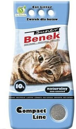 Benek Super Natural Unparfümiertes Klumpstreu für Katzen 10 l - 2 x 10 l – Bild 1 von 2