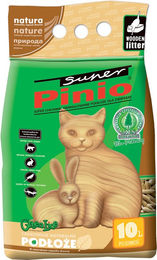 Benek Super Pinio Natural Katzenstreu aus Holz unparfümiert 10 Liter - 10 l – Bild 1 von 4