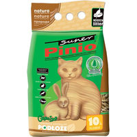 Produktbild von Benek Super Pinio Natural Katzenstreu aus Holz unparfümiert 10 Liter - 10 l