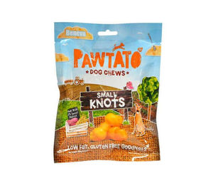Produktbild von Benevo Pawtato Large Knots Kausnack für Hunde vegan und hypoallergen 180g - 180 g