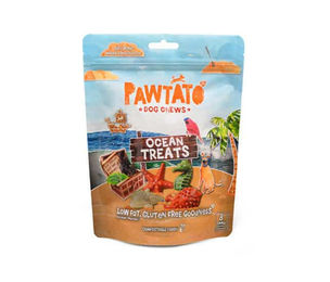 Produktbild von Benevo Pawtato Ocean Treats Vegane Belohnungssnacks für Hunde ohne tierisches Protein 140g - 140 g