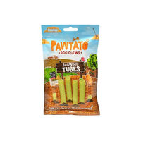 Produktbild von Benevo Pawtato Seaweed Tubes Süßkartoffel-Stangen Vegan Glutenfrei Hypoallergen Kausnack für Erwachsene - 90 g