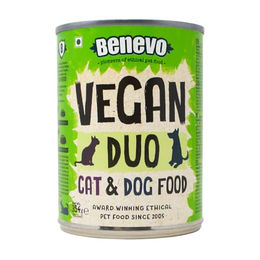 Produktbild von Benevo Vegan Hunde- und Katzenfutter Duo ohne tierisches Protein 12x369g - 6 x 369 g