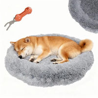 Produktbild von BENNO Hundebett BALU Donut rund Grau 60x60x16 cm aus Polyester