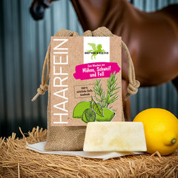 Bense & Eicke HaarFein Naturseife zur Mähnen- und Schweifpflege für Pferde, 100g - 100 g – Bild 1 von 13