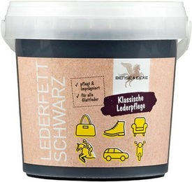 Bense & Eicke Lederfett Schwarz 500 ml zur Pflege von Glattleder für Sättel, Schuhe und Bekleidung - 500 ml – Bild 1 von 6