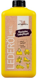 Bense & Eicke Lederöl hell farbloses Pflegeöl für Glattleder 500 ml – Bild 1 von 5