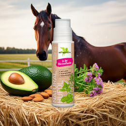 Bense & Eicke Natural Huföl mit Avocadoöl und Oreganoöl in der Bürstenflasche 200 ml – Bild 1 von 7