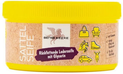 Bense & Eicke Sattelseife mit Schwamm zur Lederpflege 250 ml - 250 ml – Bild 1 von 4