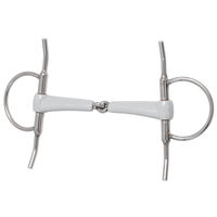 Produktbild von Beris Bits Schenkeltrense Einfach Gebrochen Medium 18 mm Silber