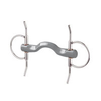 Produktbild von Beris Bits Schenkeltrense Konnex mit Soft Zungenbogen 130 mm 18 mm Stangengebiss Grau
