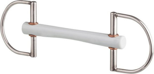 Produktbild von beris D-Ring Comfortstange HARD dünne Trensenstange 140 mm Weiß