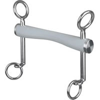 Produktbild von Beris Dressurreithalfter mit Komfortbügel in Grau und Silber
