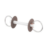 Produktbild von Beris Gebiss Wassertrense mit Comfortstange und 7,5 cm Ringen in Weiß