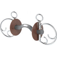 Produktbild von Beris Konnex Springkombikandare Gebiss für Pferde mit Zungenöffnung aus Kunststoff 130mm Hard