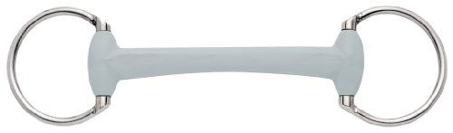 Beris Olivenkopf Gebiss Soft Grau für Pferde 140mm – Bild 1 von 4